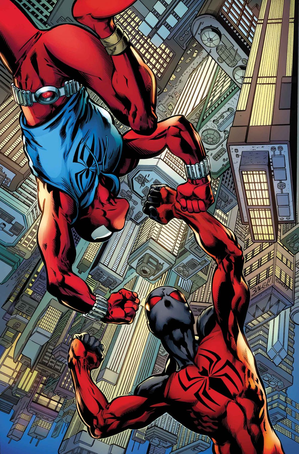 Ben Reilly: The Scarlet Spider #4, copertina di Mark Bagley