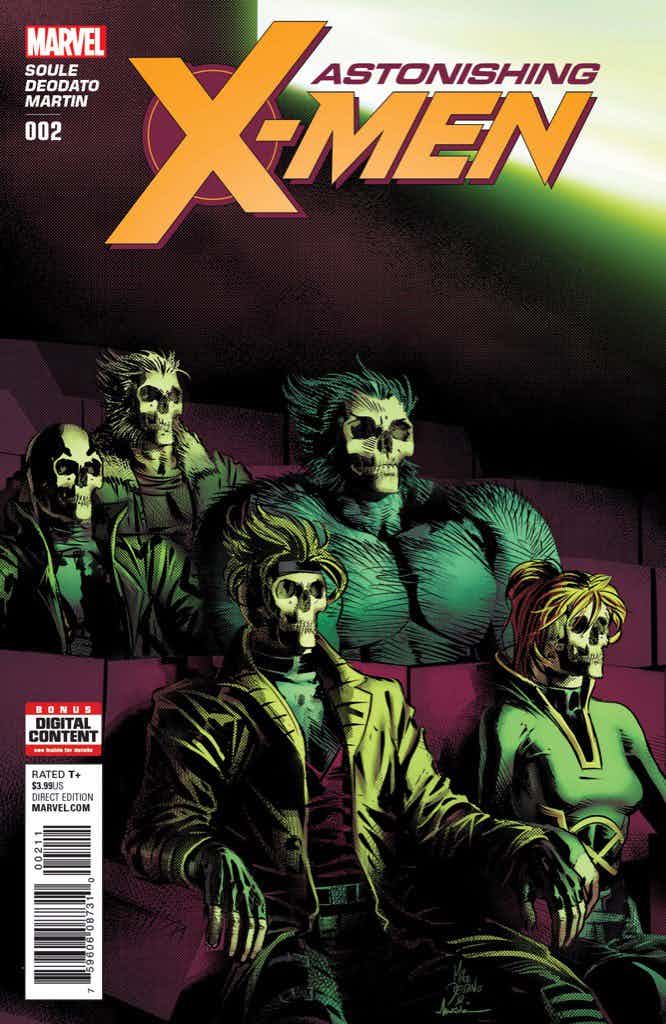 Astonishing X-Men #2, copertina di Mike Deodato Jr.