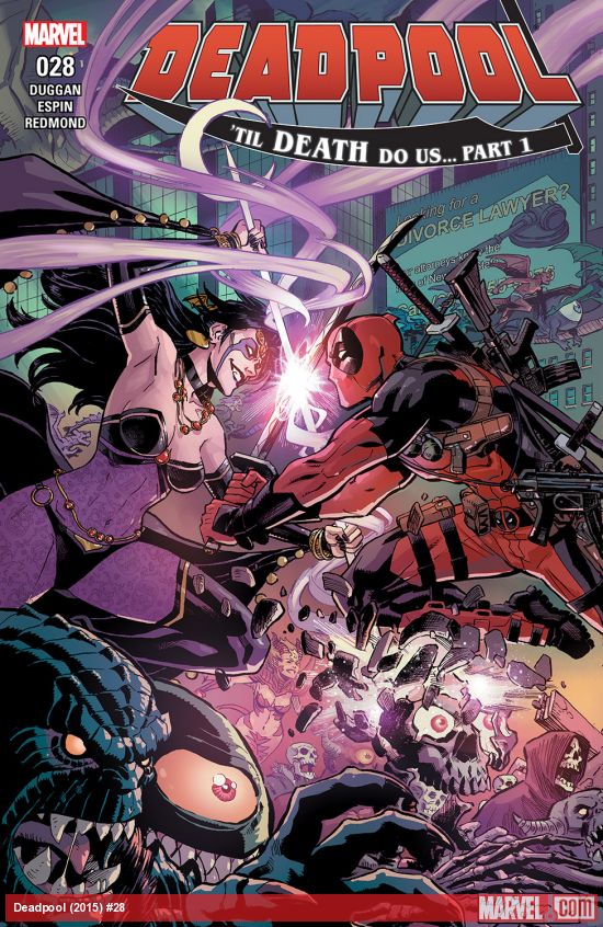 Deadpool #28, copertina di Reilly Brown