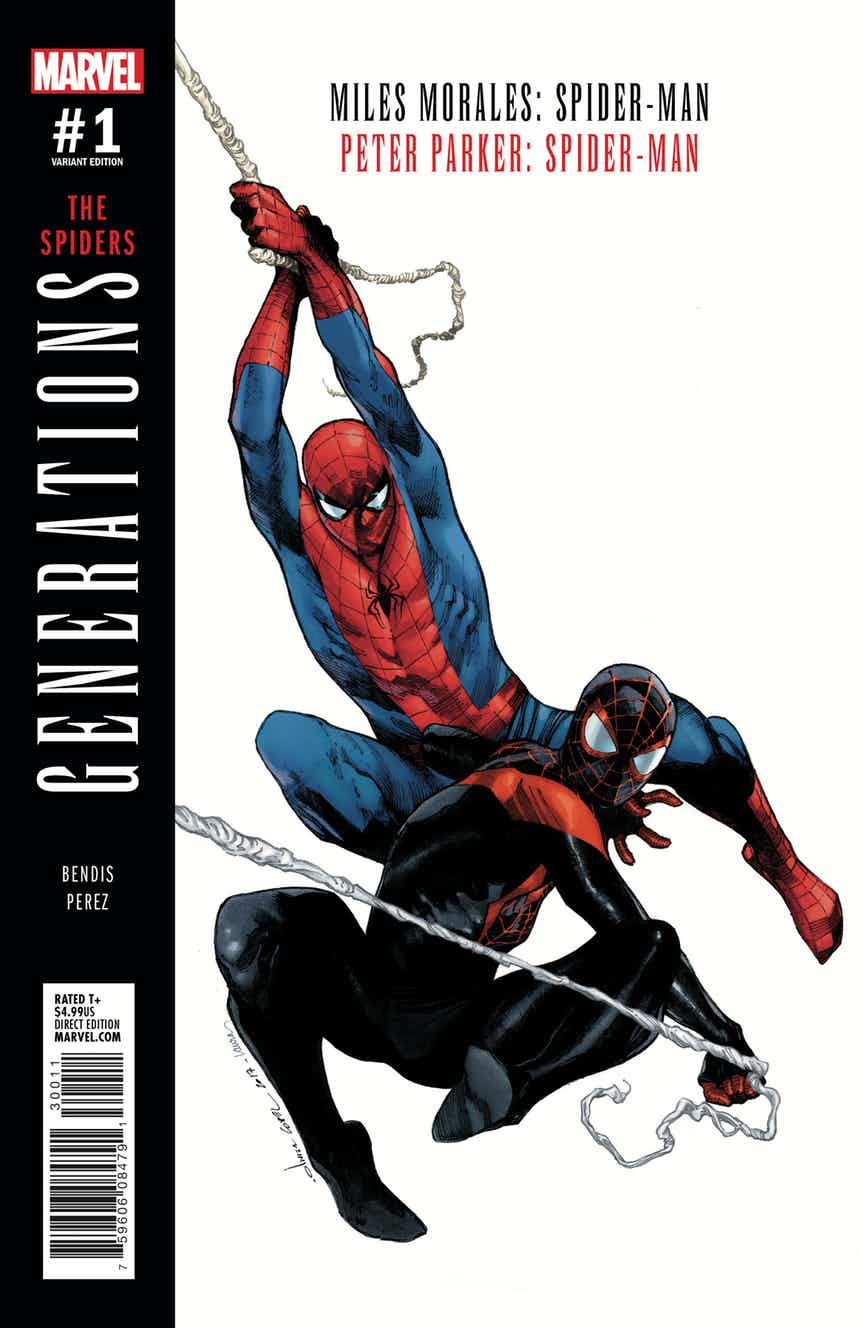 Generations: The Spiders, variant cover di Olivier Coipel