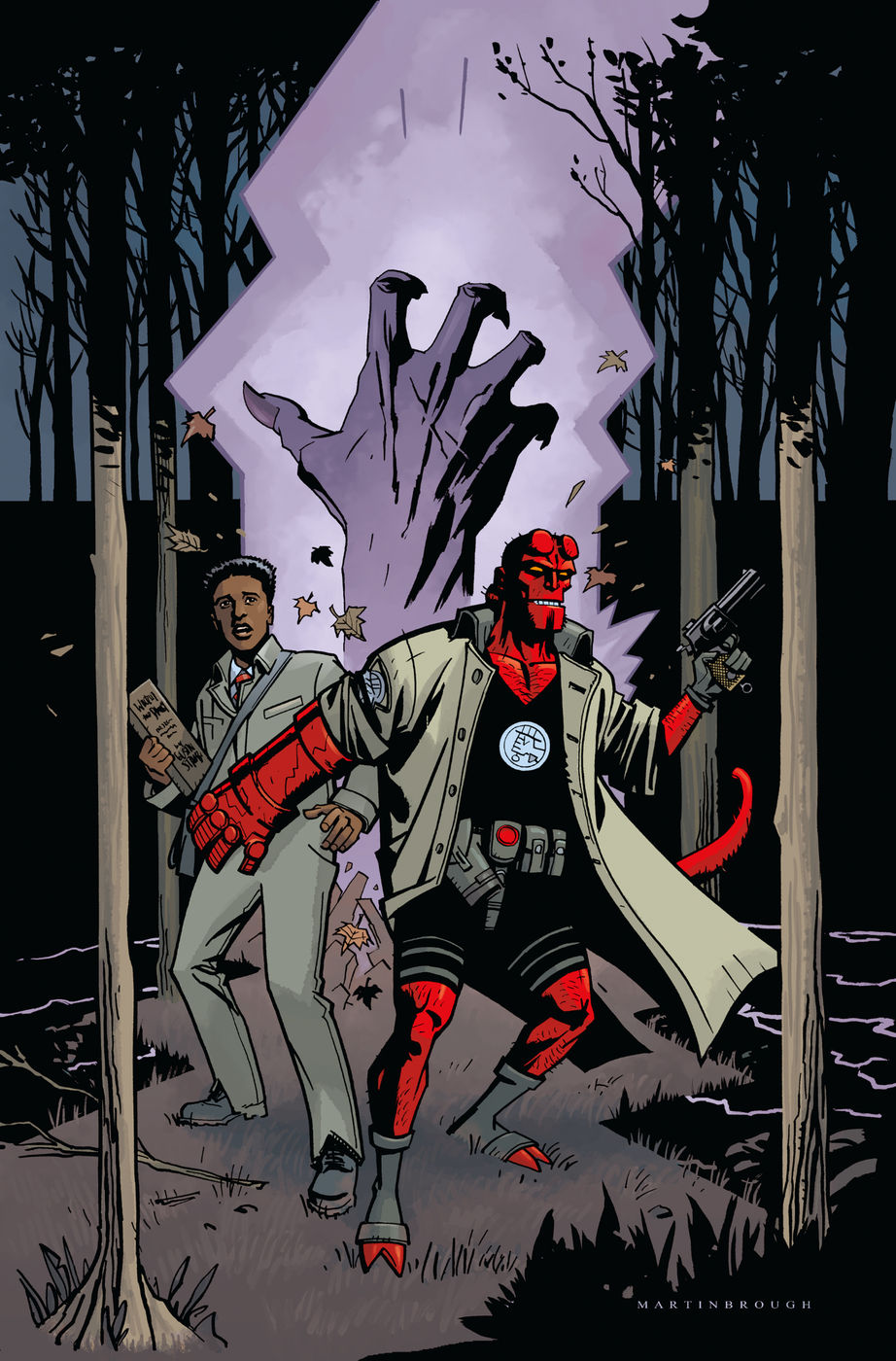 Hellboy and the B.P.R.D.: 1955 – Secret Nature #1, copertina di Shawn Martinbrough