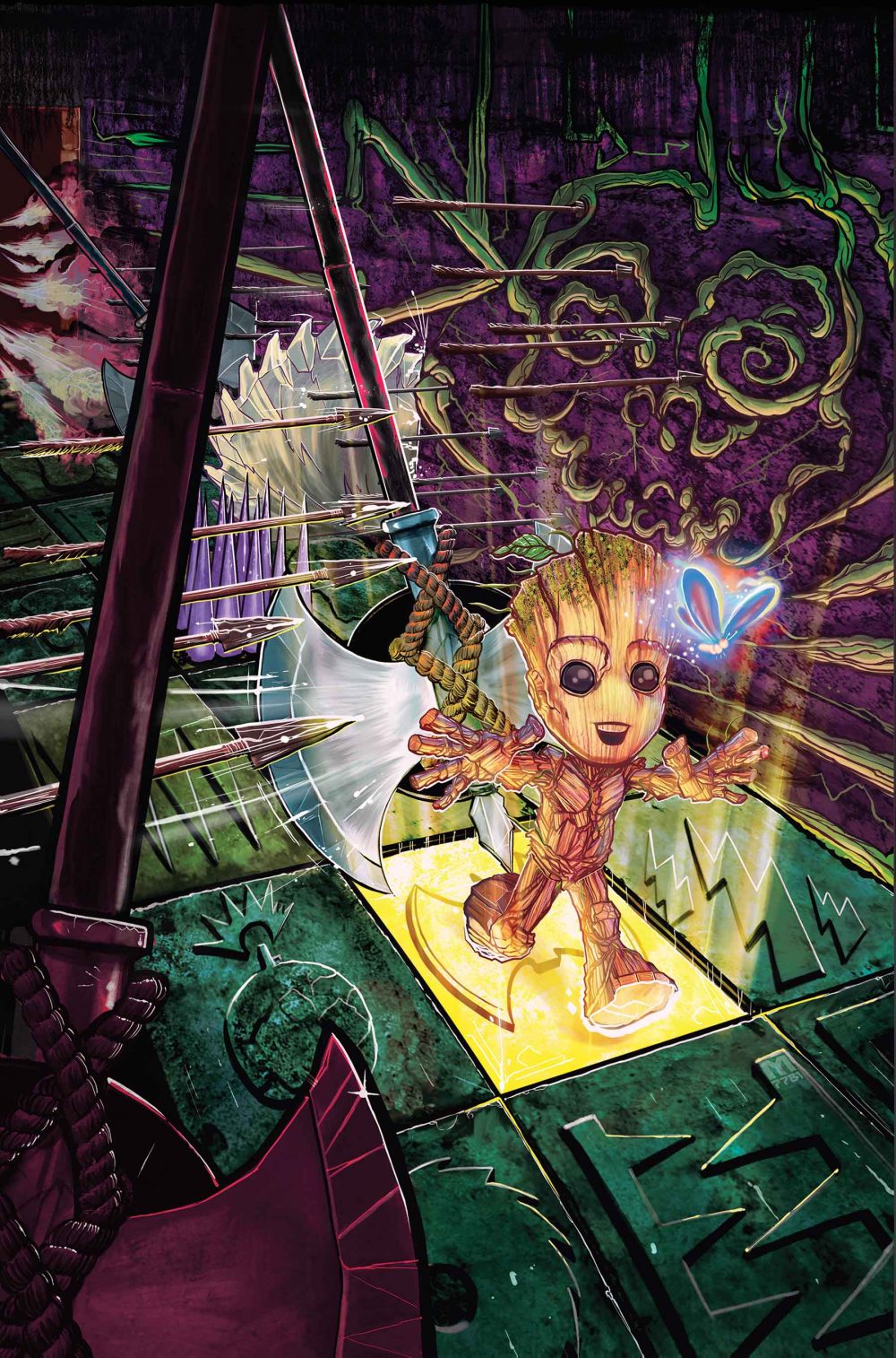 I Am Groot #2, copertina di Marco D'Alfonso