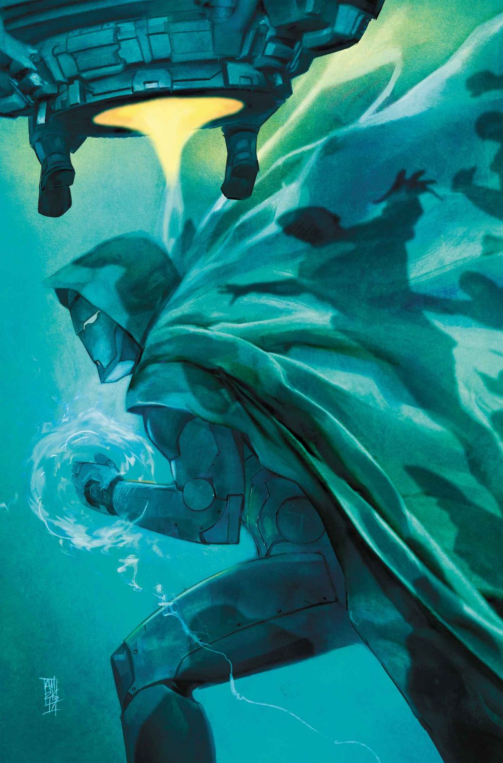 Infamous Iron Man #9, copertina di Alex Maleev