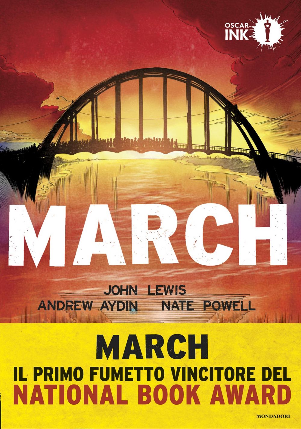 March - Libro Uno, copertina di Nate Powell