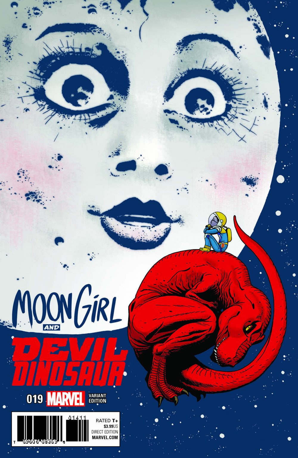 Moon Girl and Devil Dinosaur #19, variant cover di Marcos Martin