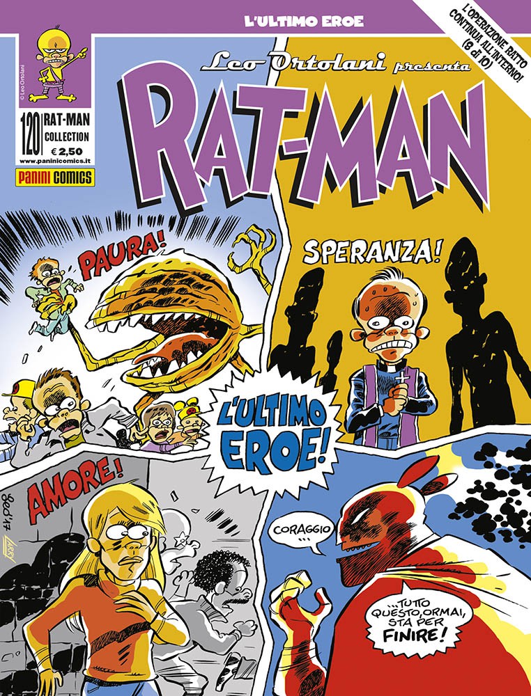 Rat-Man 120, copertina di Leo Ortolani