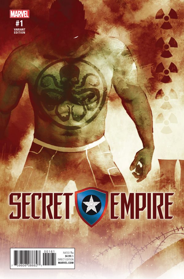 Secret Empire #1, variant cover di Andrea Sorrentino