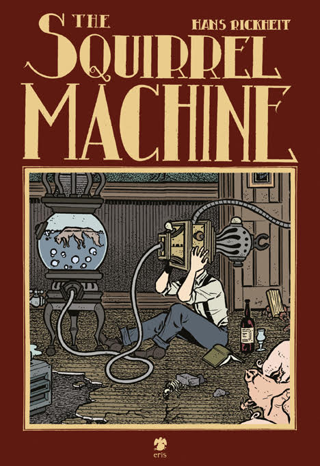 The Squirrel Machine, copertina di Hans Rickheit