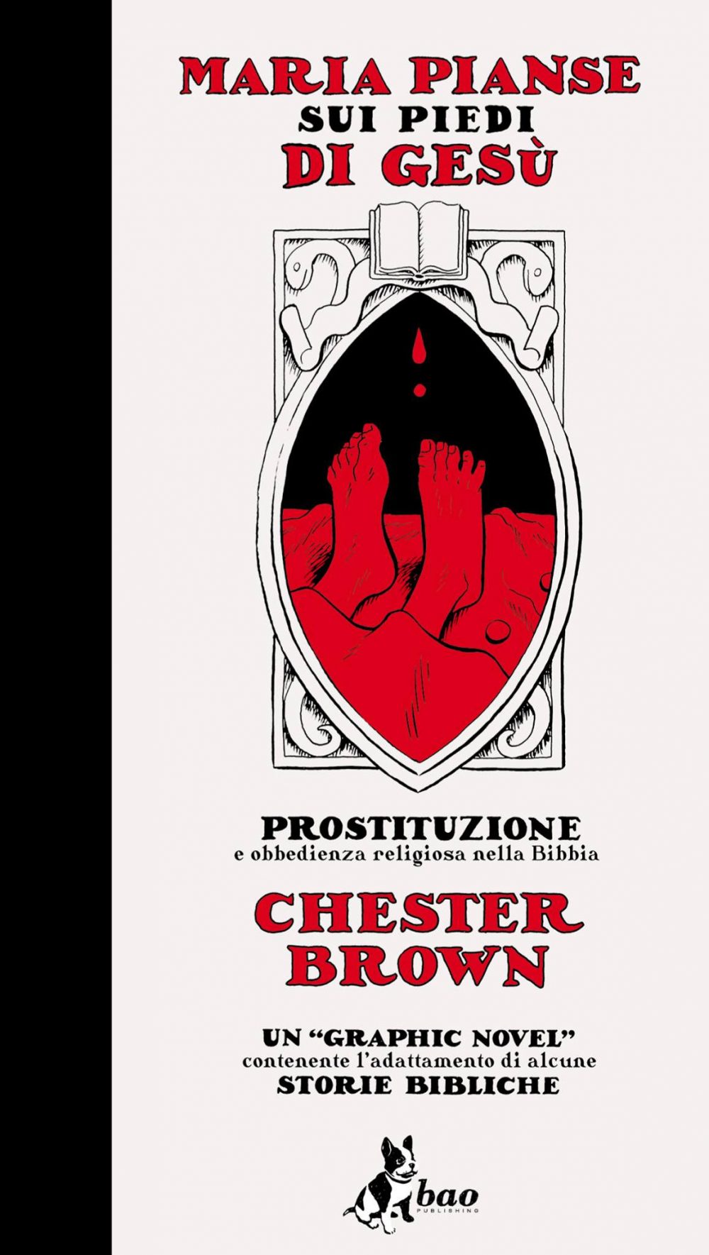 Maria pianse sui piedi di Gesù, copertina di Chester Brown