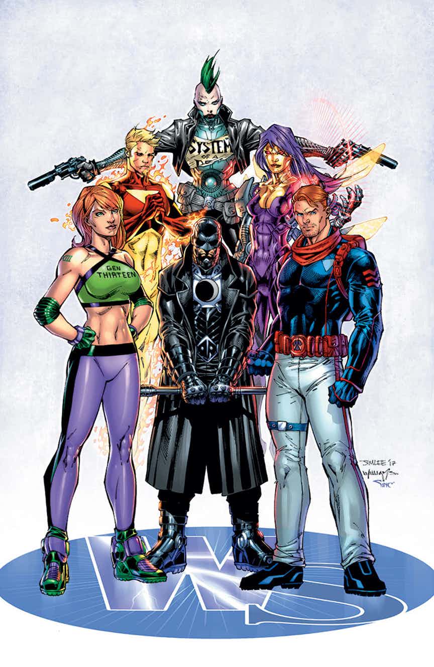 WildStorm: A Celebration Of 25 Years, copertina di Jim Lee