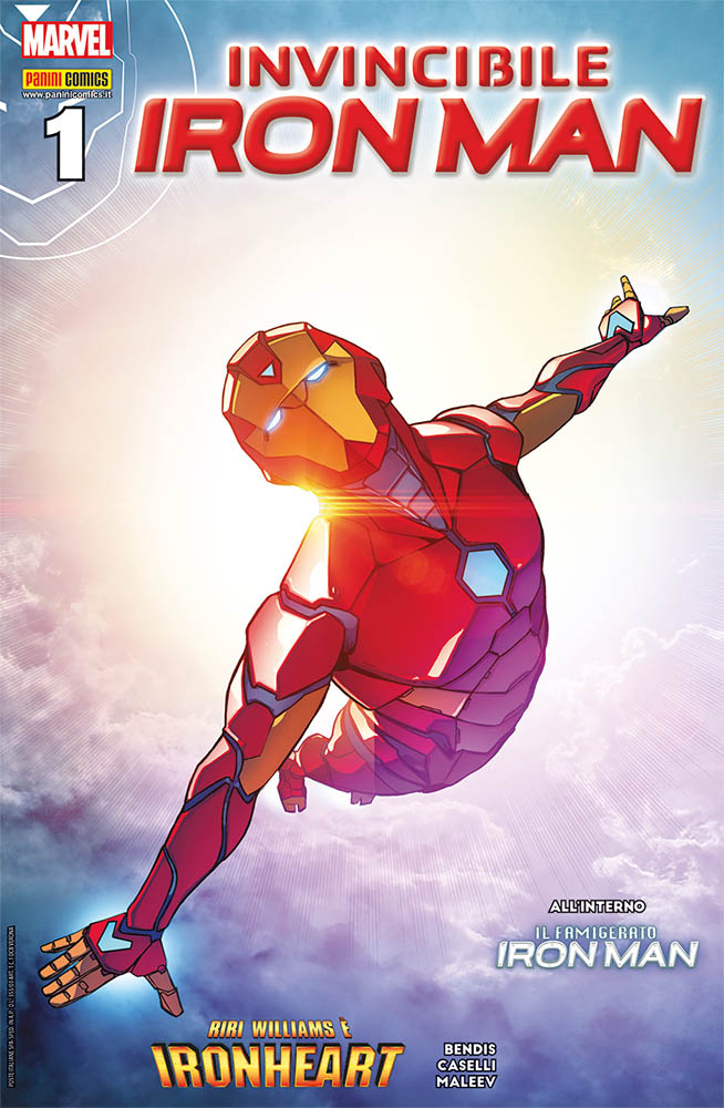 Invincibile Iron Man 1, copertina di Stefano Caselli