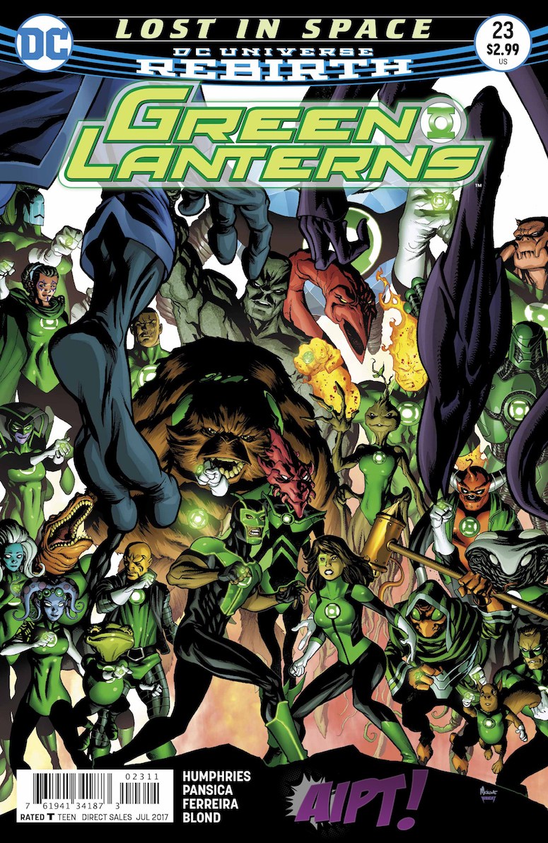 Green Lanterns #23, copertina di Mike McKone