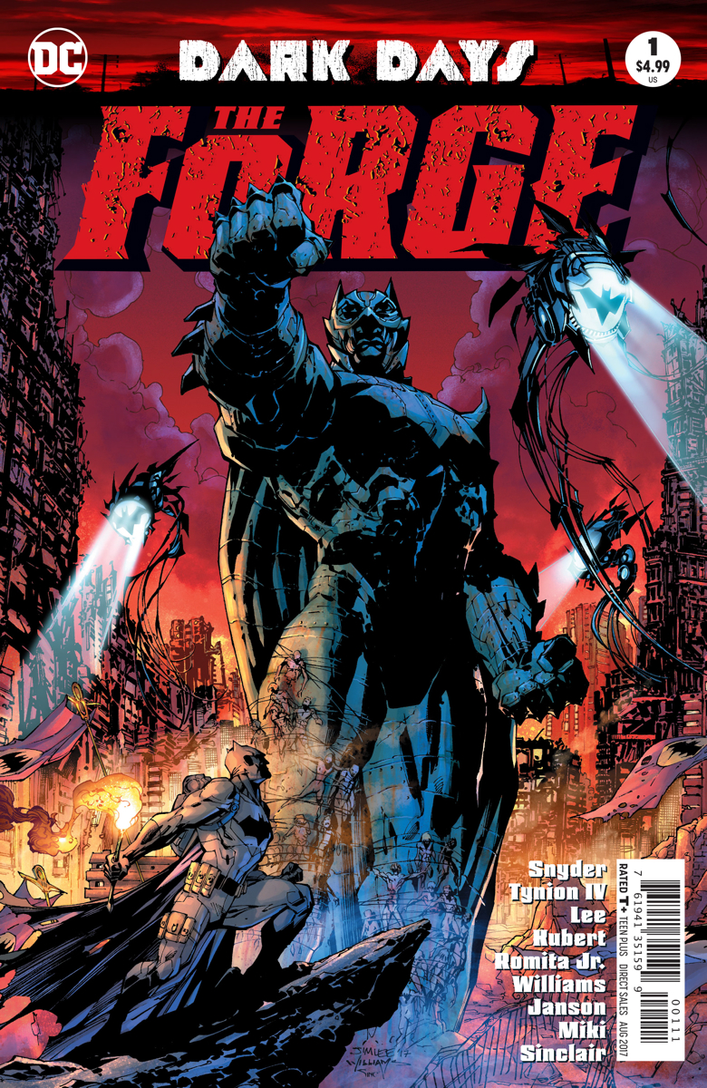 Dark Days: The Forge #1, copertina di Jim Lee