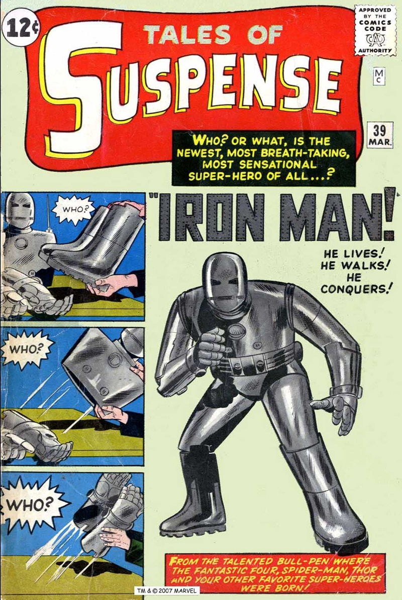 Tales of Suspense #39, copertina di Jack Kirby e Don Heck