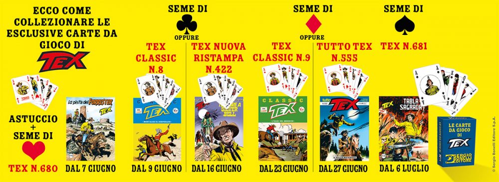 Carte da gioco di Tex