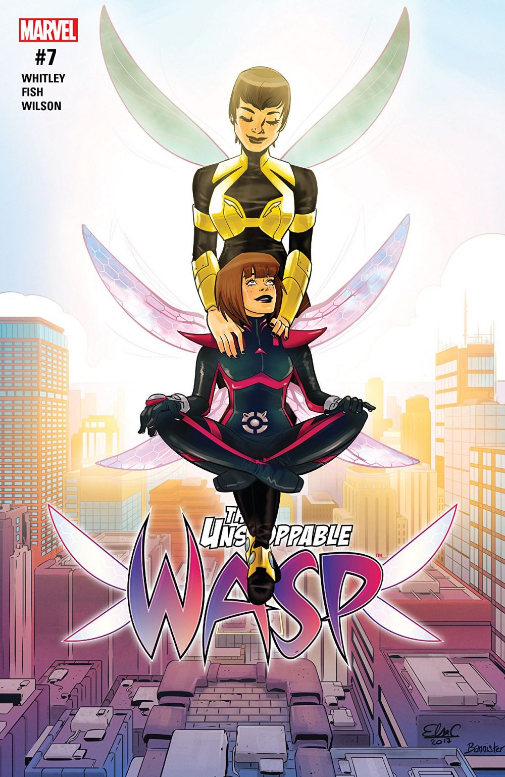 Unstoppable Wasp #7, copertina di Elsa Charretier