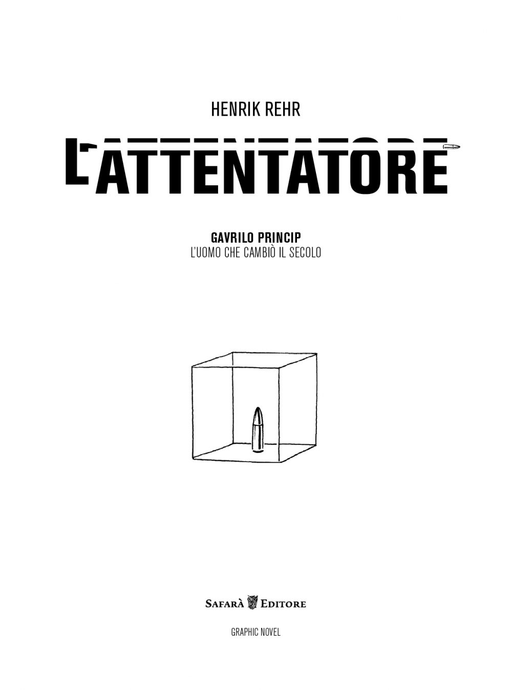 L'attentatore, copertina