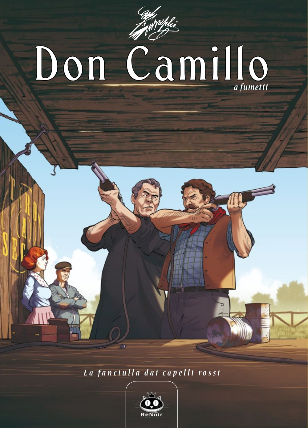 Don Camillo 13: La fanciulla dai capelli rossi, copertina di Ennio Bufi