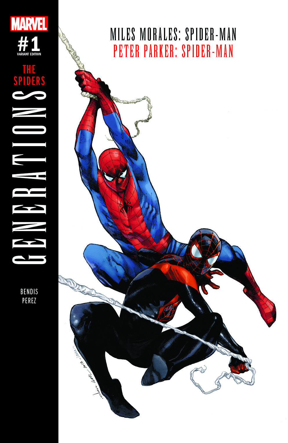 Generations: The Spiders #1, variant cover di Olivier Coipel