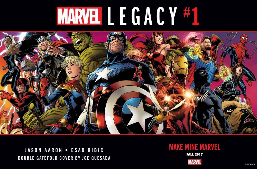 Marvel Legacy #1, copertina di Joe Quesada