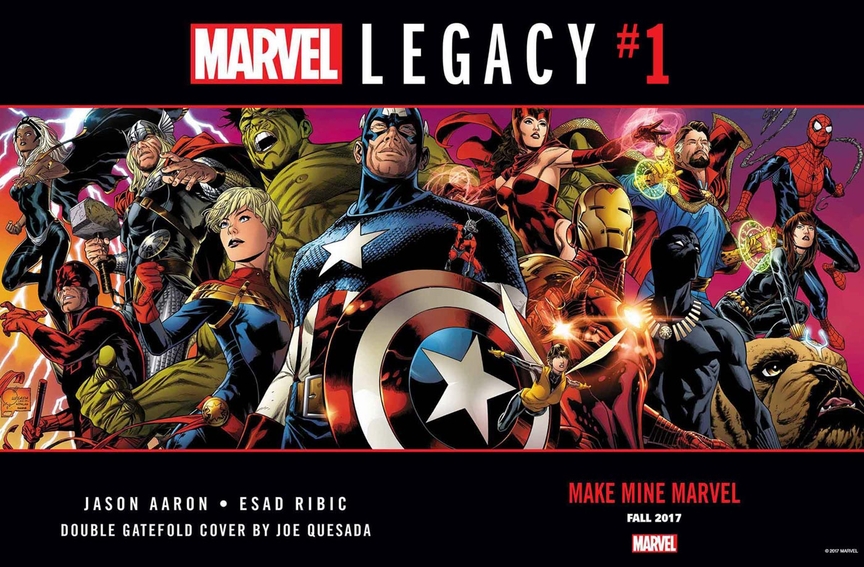 Marvel Legacy #1, copertina doppia di Joe Quesada