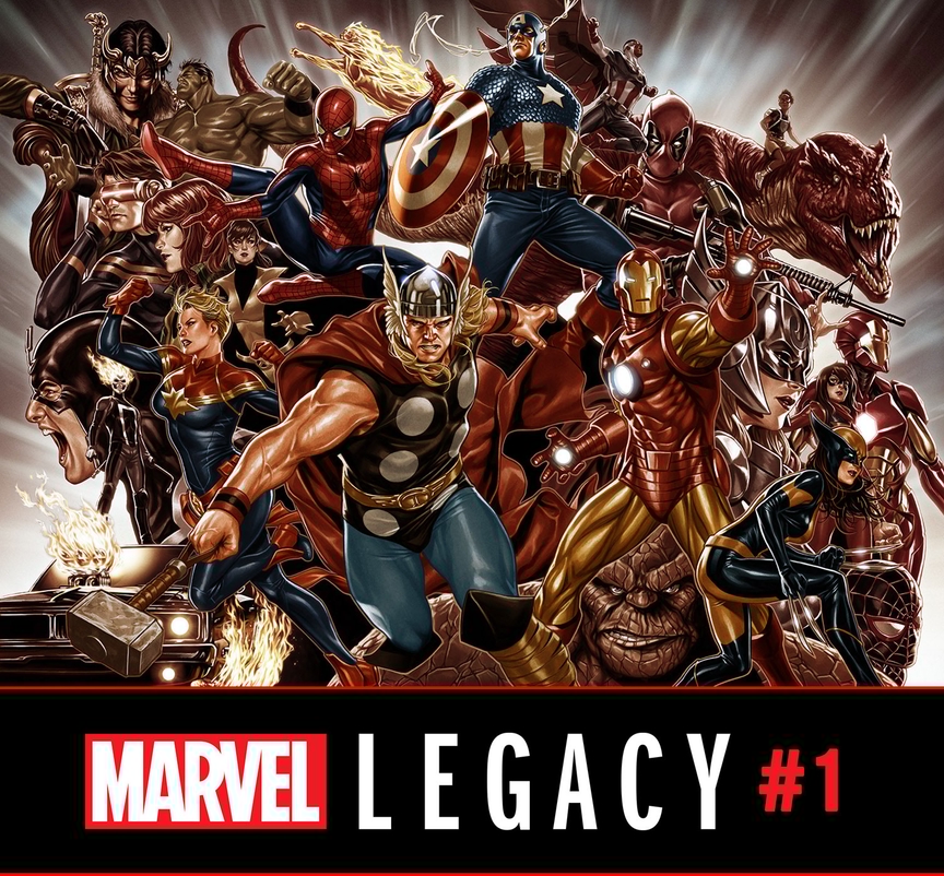 Marvel Legacy #1, variant cover di Mark Brooks