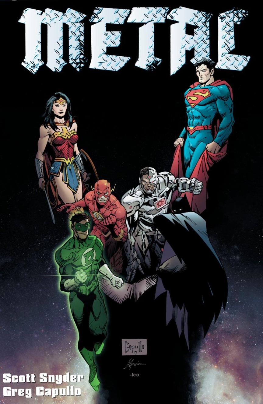 Dark Nights: Metal #1, copertina di Greg Capullo