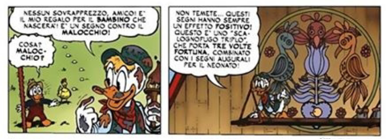 Paperino e lo scalognofugo triplo