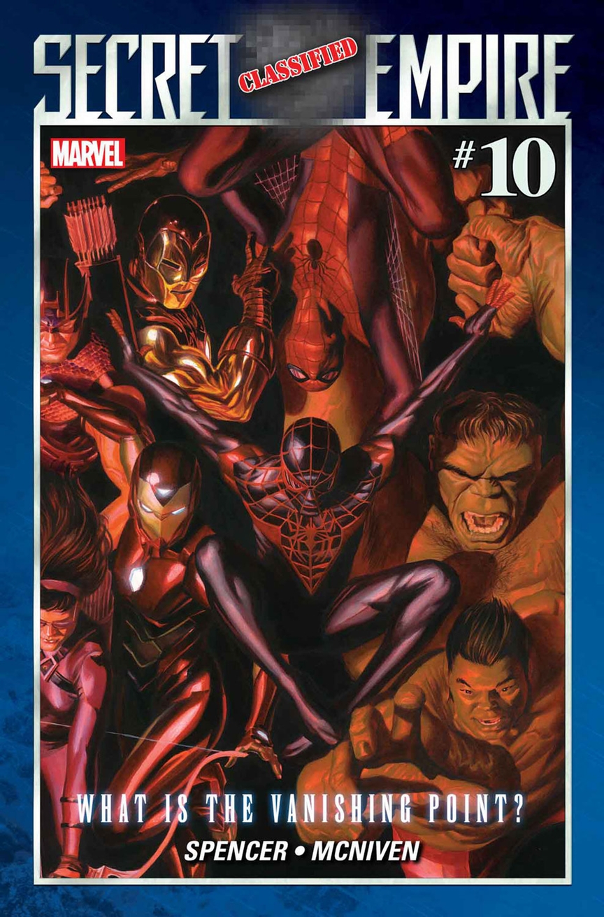 Secret Empire #10, copertina di Alex Ross