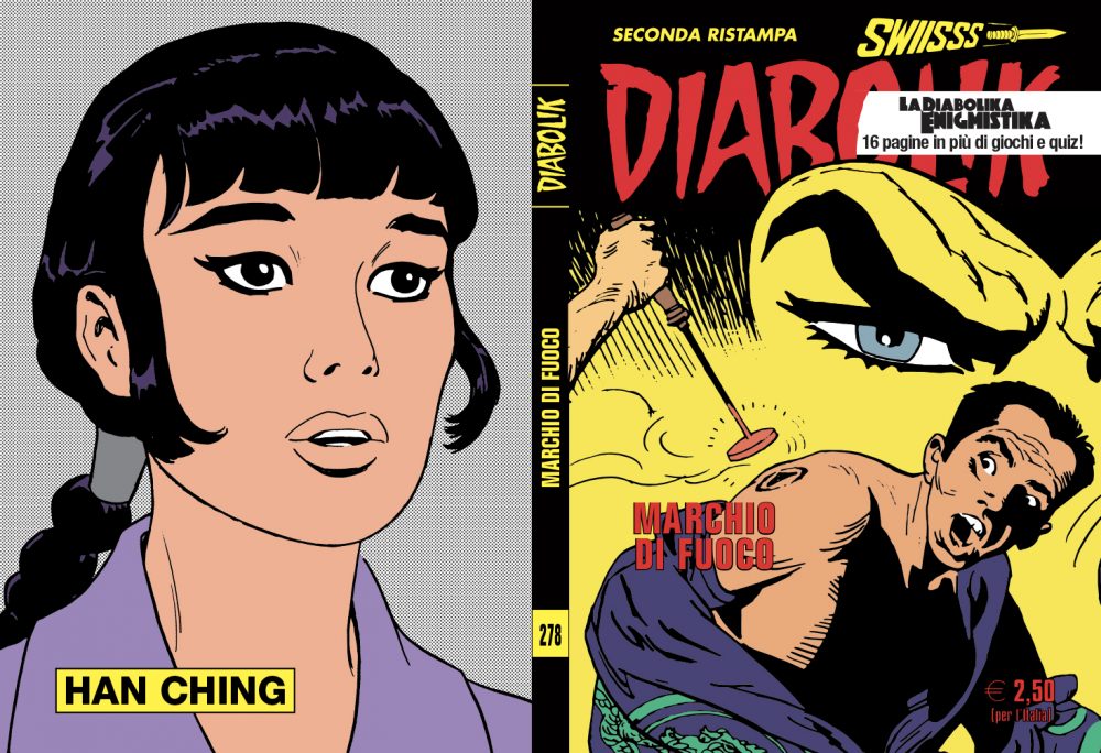 Diabolik Swiisss 278: Marchio di fuoco, copertina