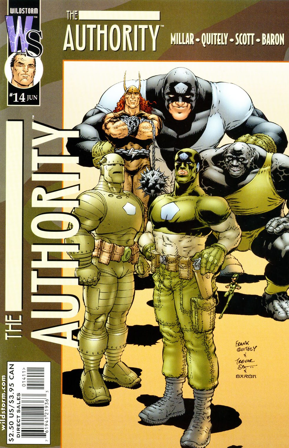 The Authority #14, copertina di Frank Quitely