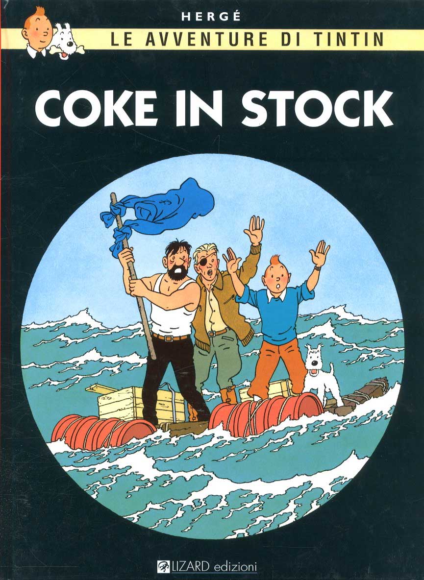 Coke in stock, copertina di Hergé