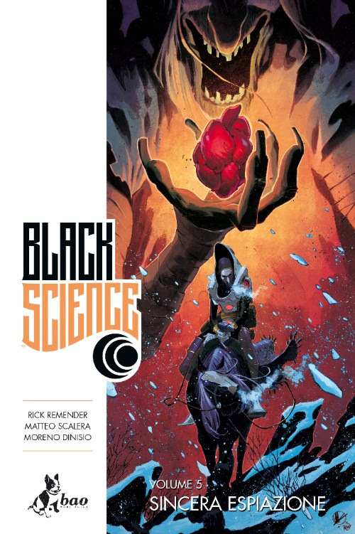 Black Science vol. 5: Sincera espiazione, copertina di Matteo Scalera