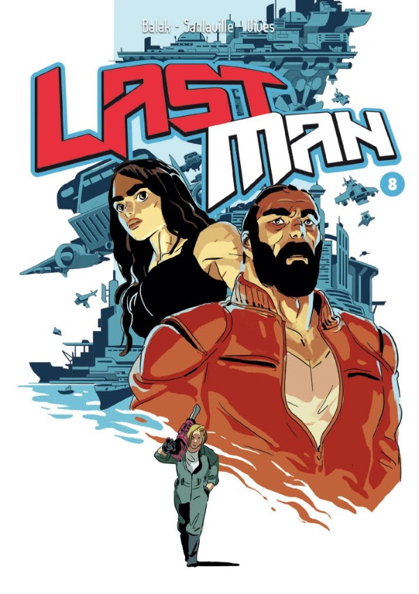 Last Man vol. 8, copertina di Balak e Sanlaville