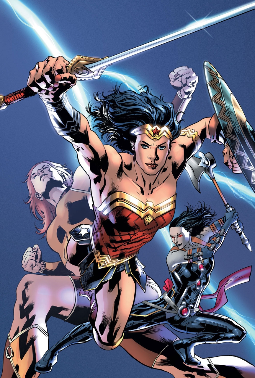 Wonder Woman #31, copertina di Bryan Hitch