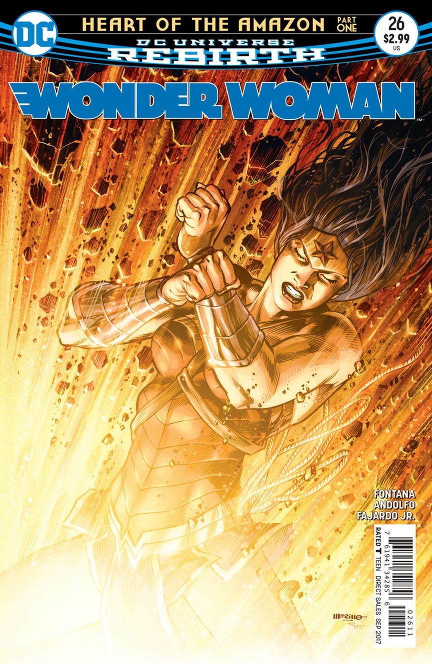 Wonder Woman #26, copertina di Jesus Merino