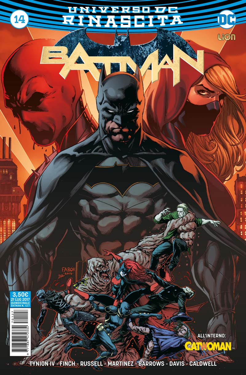 Batman 14, copertina di David Finch