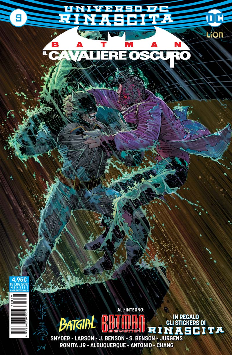 Batman: Il Cavaliere Oscuro 5, copertina di John Romita Jr.