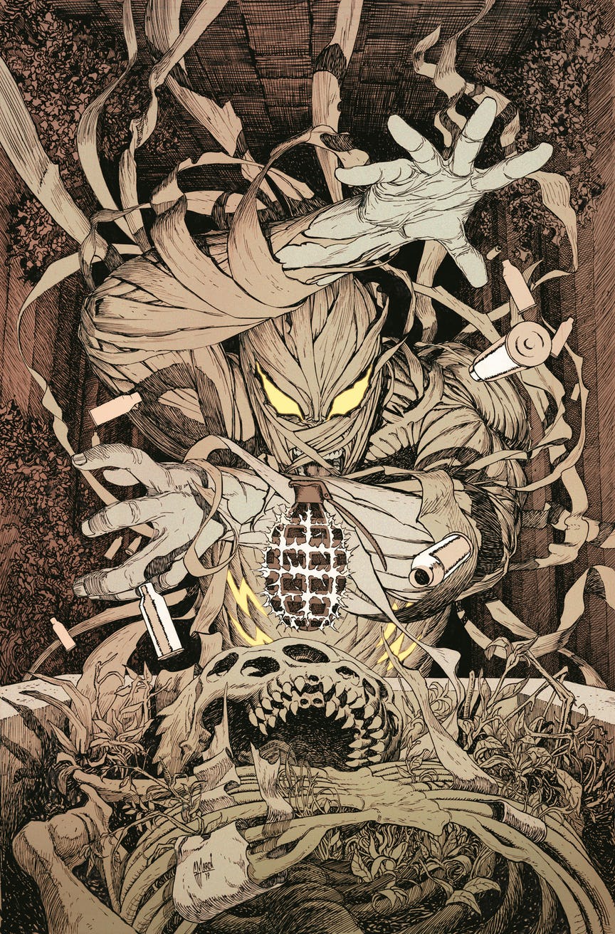 Ragman #1, copertina di Guillem March