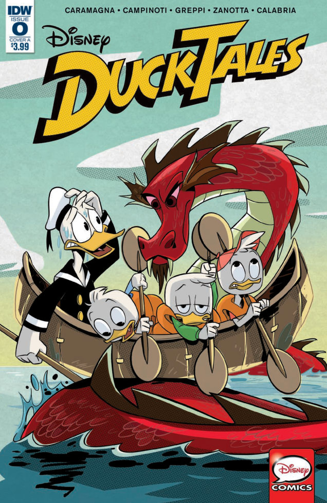 DuckTales #0, copertina di Marco Ghiglione