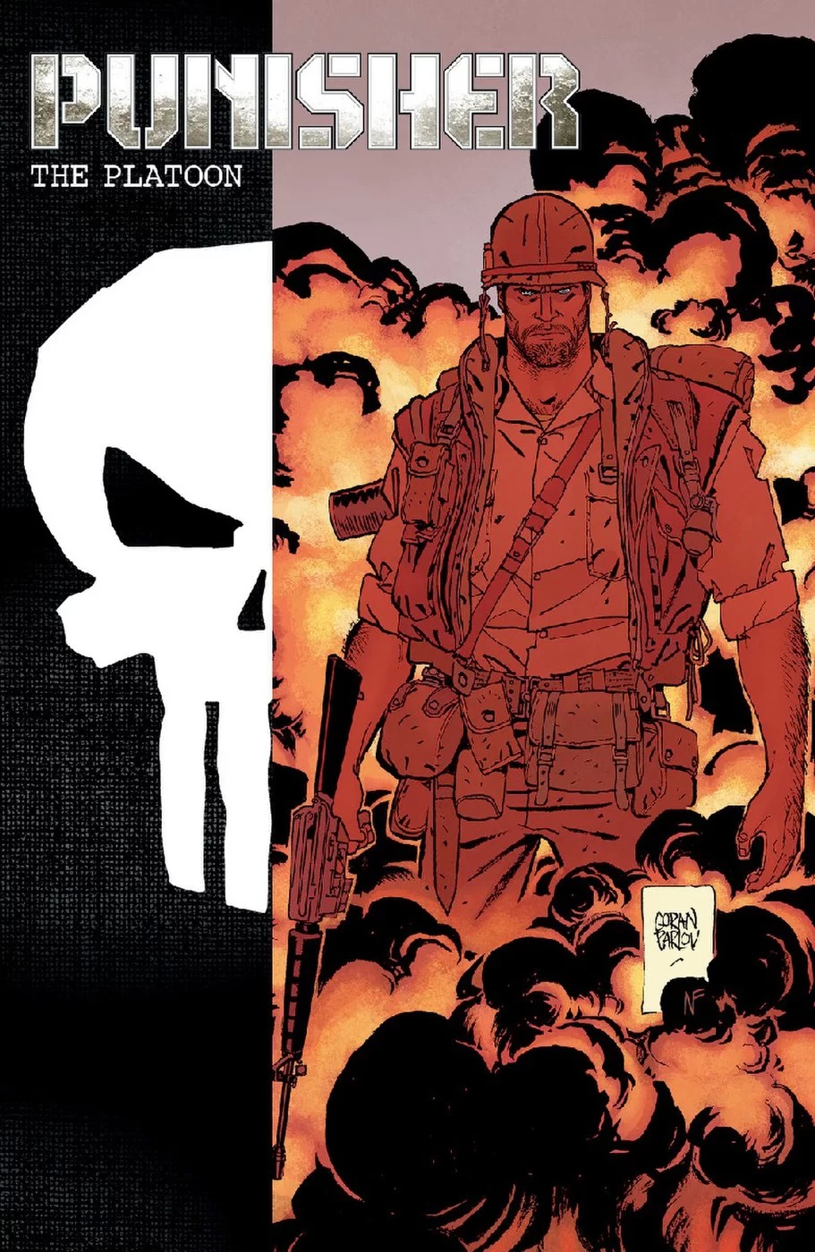 The Punisher: Platoon #1, copertina di Goran Parlov