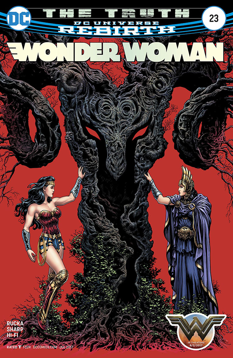 Wonder Woman #23, copertina di Liam Sharp