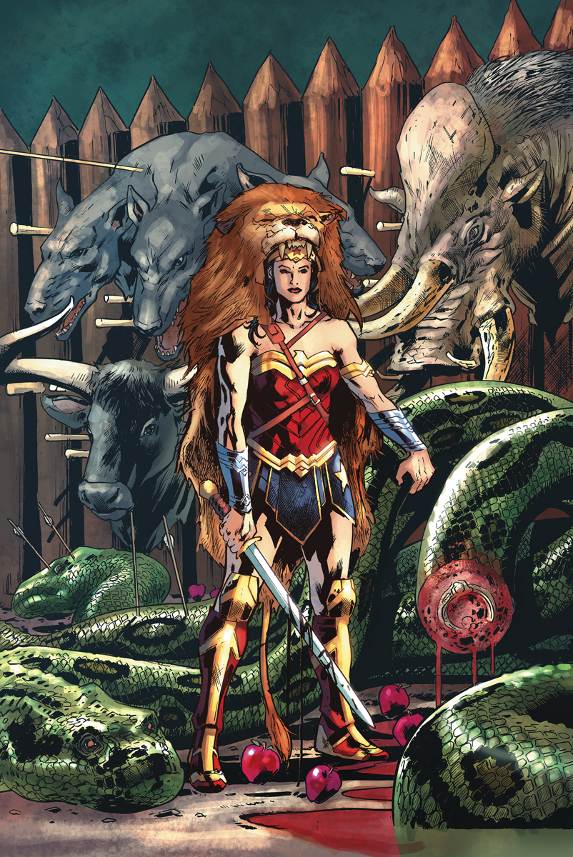 Wonder Woman #33, copertina di Bryan Hitch