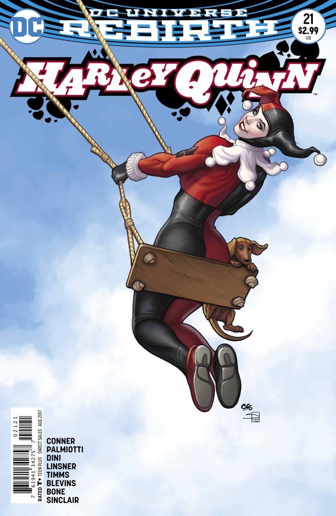 Harley Quinn #21, variant cover di Frank Cho