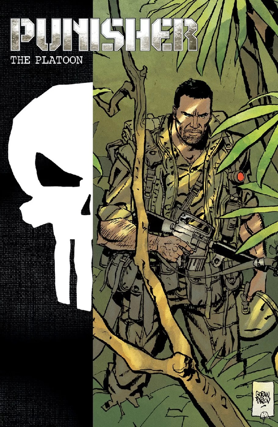 The Punisher: Platoon #2, copertina di Goran Parlov