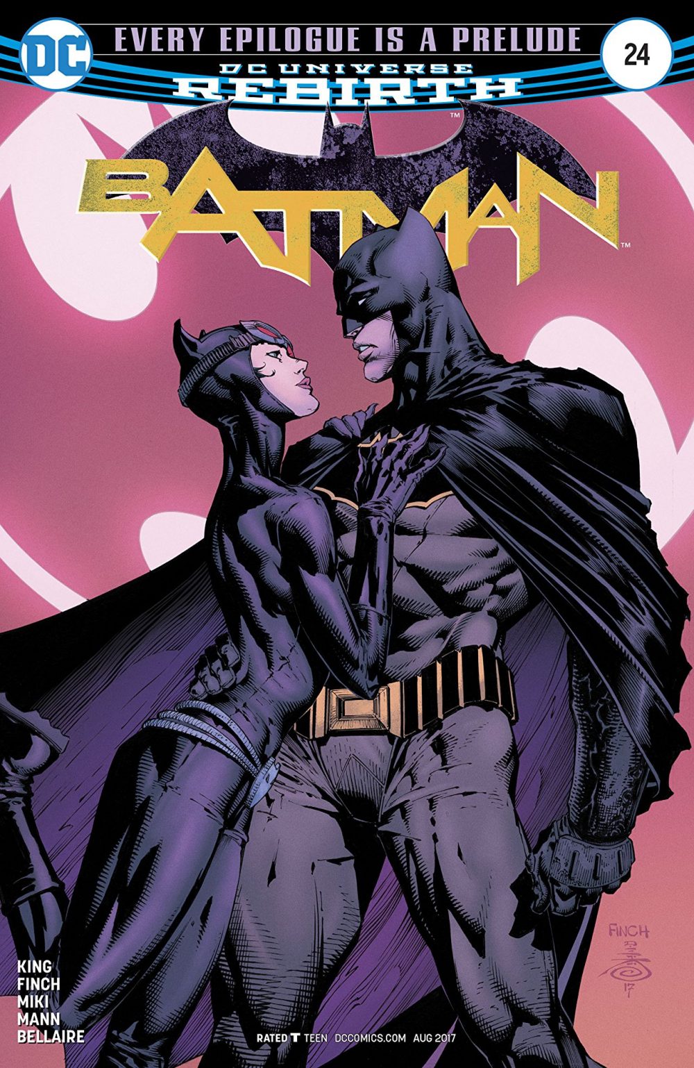 04. Batman #24, di Tom King e David Finch, copertina di David Finch - DC Comics