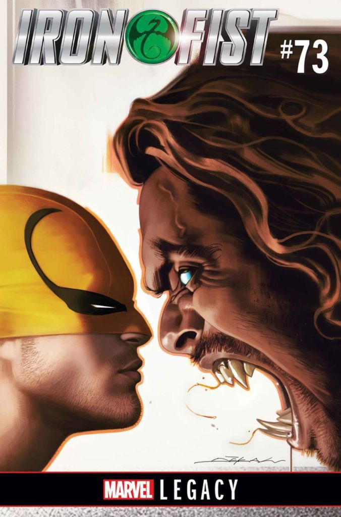 Iron Fist #73, di Ed Brisson e Mike Perkins, copertina di Jeff Dekal