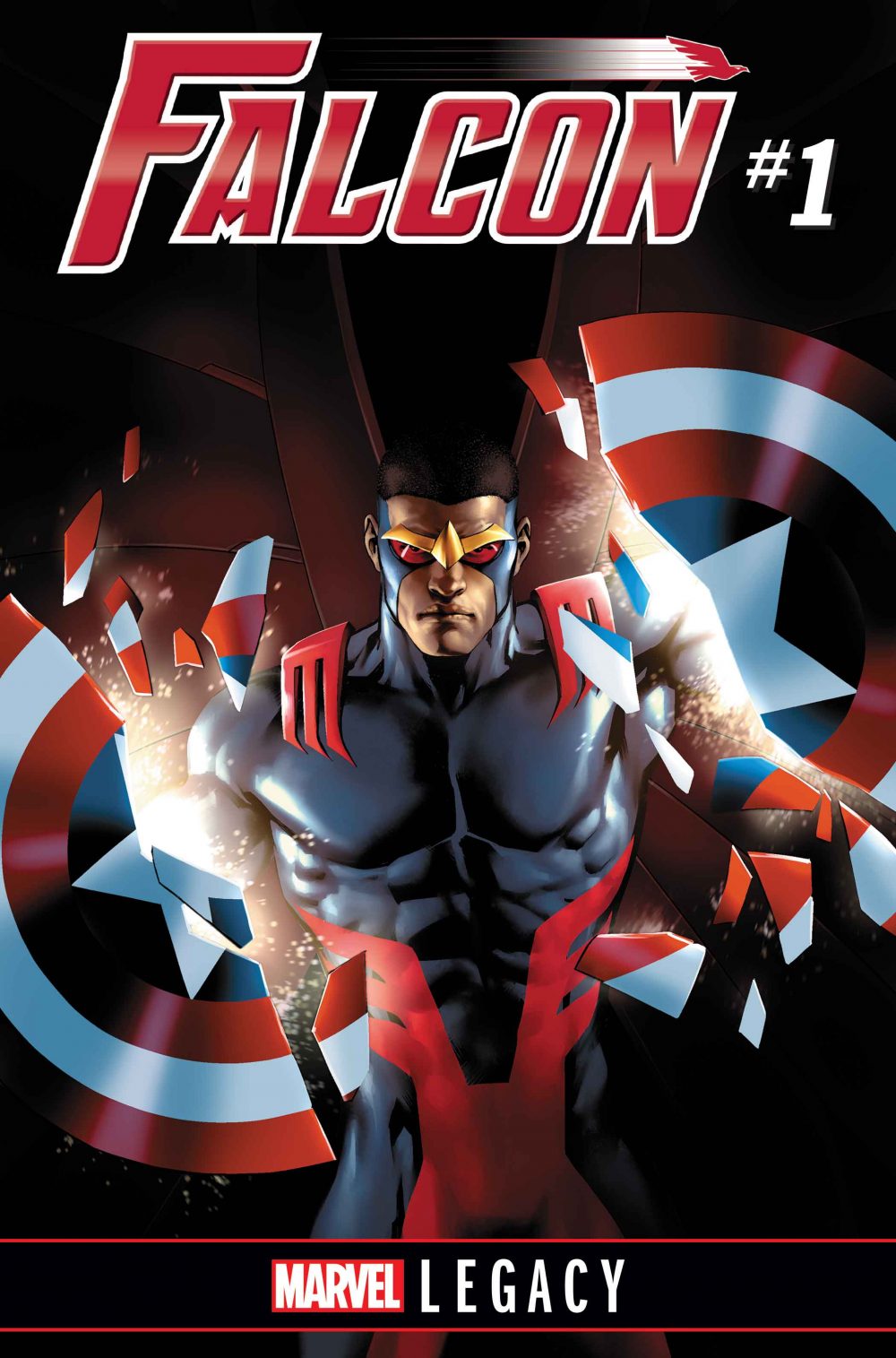 Falcon #1, di Rodney Barnes e Joshua Cassara, copertina di Jesus Saiz