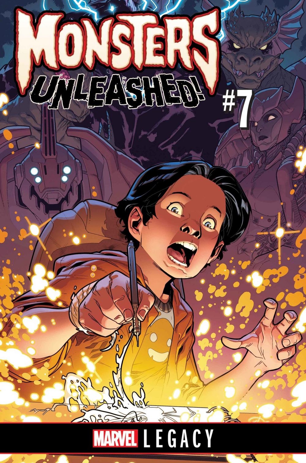 Monster Unleashed #7, di Cullen Bunn e Andrea Broccardo, copertina di R.B. Silva