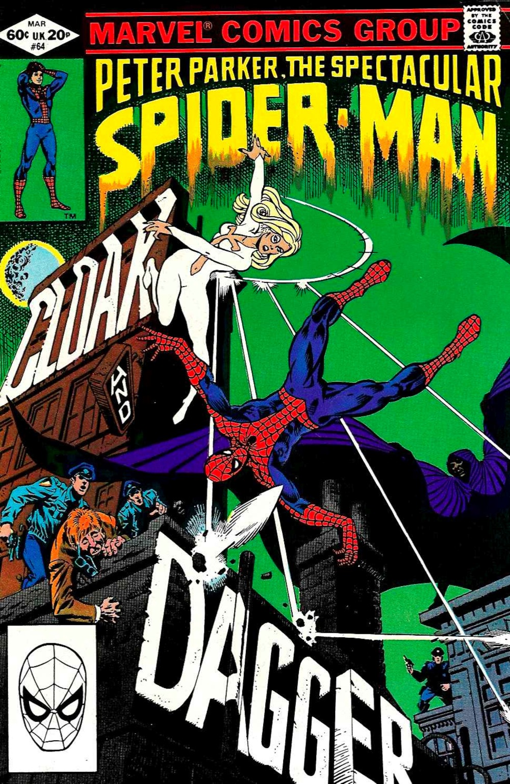 Peter Parker the Spectacular Spider-Man #64, copertina di Bill Mantlo